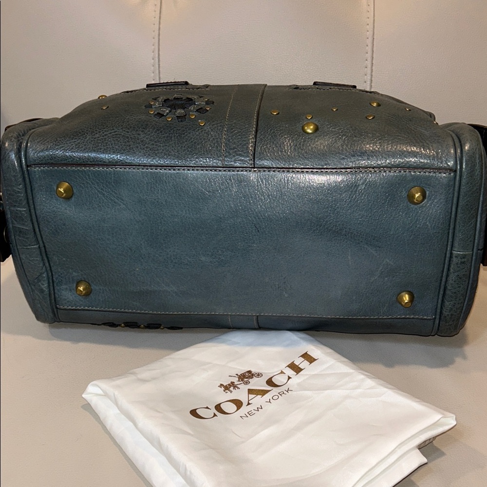 Coach RARE Lmt. Ed. Y2K SoHo MIA Laced Studded Satchel - Picture 11 of 17